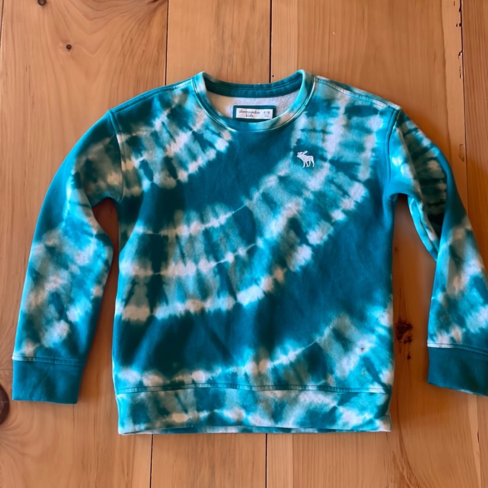 Abercrombie kids Tie-dye crew neck sweatshirt